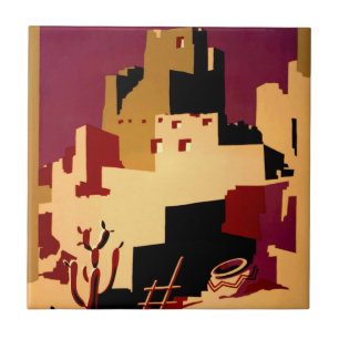 Western - zuidwest - WPA Tegeltje