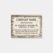 Westerne  Aangepaste Contact Post-it® Notes (Voorkant)