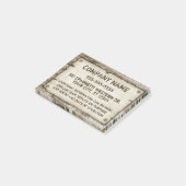 Westerne  Aangepaste Contact Post-it® Notes (Schuin)