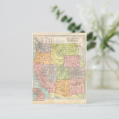 Westerne Amerikaanse  kaart (Staand voorkant)