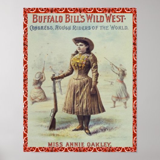 Westerne Annie Oakley Poster (Voorkant)