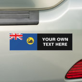 Westerne Australische vlag Bumpersticker (Op auto)