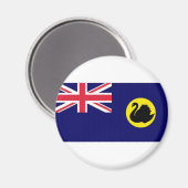 Westerne Australische vlag Magneet (Voorkant / Achterkant)
