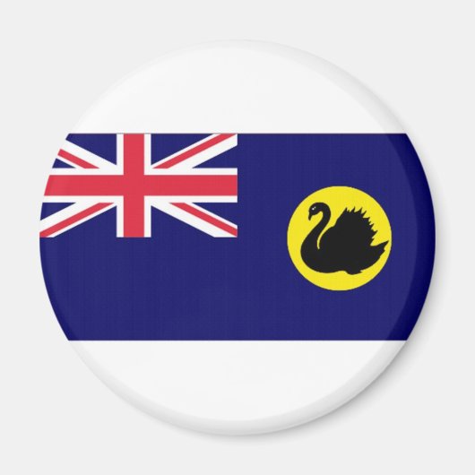 Westerne Australische vlag Magneet (Voorkant)