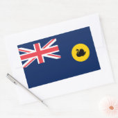 Westerne Australische vlag Rechthoekige Sticker (Envelop)