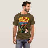 westerne avonturen T-shirt uit 1950 (Voorkant volledig)