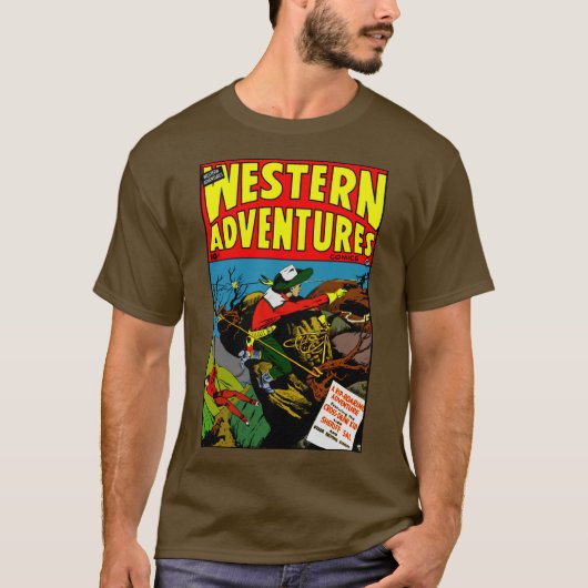 westerne avonturen T-shirt uit 1950 (Voorkant)