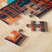 Westerne avonturier 4 legpuzzel (Zijkant)