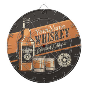 Westerne balk voor persoonlijke whiskey-vloeistoff dartbord