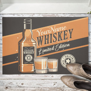 Westerne balk voor persoonlijke whiskey-vloeistoff deurmat
