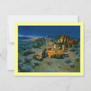 WESTERNE BARBECUE PARTY INVITATION ~ EZ2 CUSTOMIZE KAART