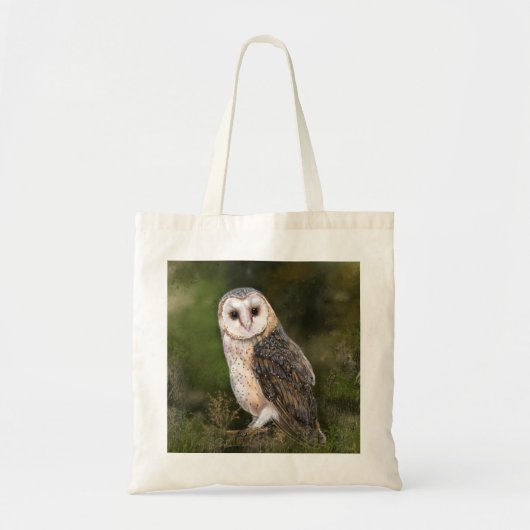 Westerne Barn Owl Canvas tas (Voorkant)