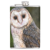 Westerne Barn Owl Kolf Heupfles (Voorkant)