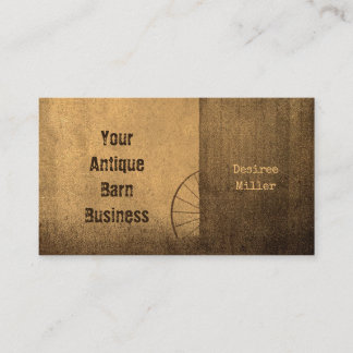 Westerne Barn Rustic Sepia Country textuur Visitekaartje