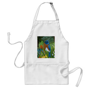Westerne blauwvogel standaard schort