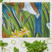 Westerne blauwvogel theedoek (Gevouwen)