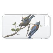 Westerne blauwvogel van Audubon Case-Mate iPhone Case (Achterkant (Horizontaal))