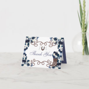 Westerne Blue Charra Quinceanera Hartelijk dank