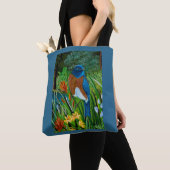Westerne Bluebird All Over Canvas tas (Dichtbij)