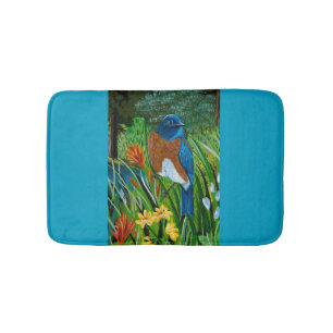 Westerne Bluebird Bath Mat