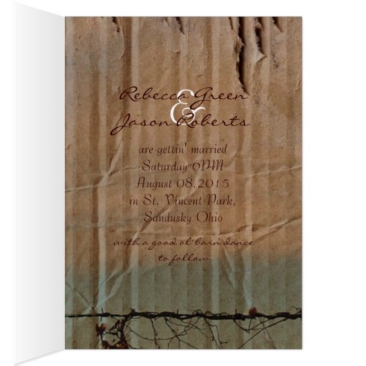 Westerne Boerderij-schuur-bruiloft (Binnen (Rechts))