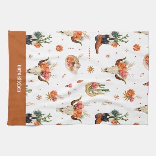 Westerne Boho keukenhanddoeken (Horizontaal)