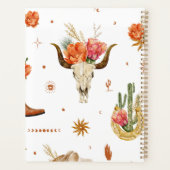 Westerne Boho Maandplanner Planner (Achterkant)