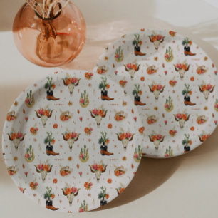 Westerne Boho Papieren Bordje
