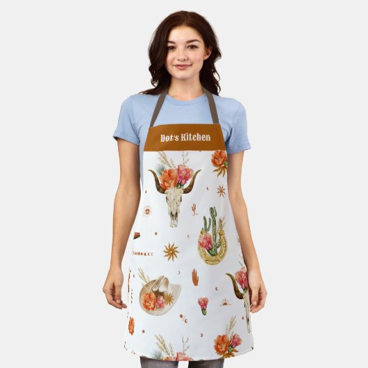 Westerne Boho Schort (Gedragen)