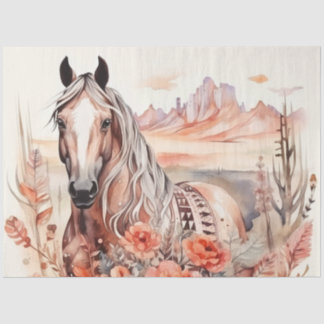 Westerne BoHo Waterverf Decoupage Tissuepapier