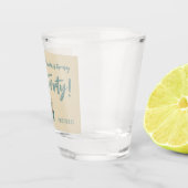 Westerne Boots Floral Fortieth Birthday Shot Glas (Rechts)