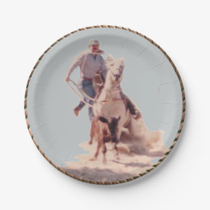 Westerne Borden voor cowboy Party Papieren Bordje
