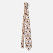 Westerne Bronc Rider Mannen Necktie Stropdas (Achterkant)