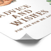 Westerne bruiloft - Advies en wensen voor Passen g Poster (Hoek)