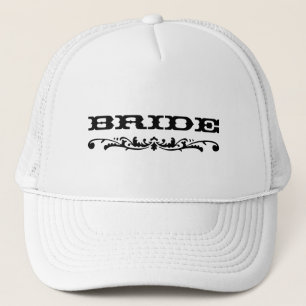 Westerne bruiloft Bride Trucker Pet