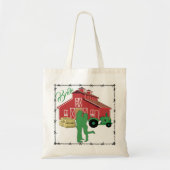 Westerne bruiloft Cowboy Boots Bouquet Canvas tas (Voorkant)