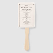 Westerne bruiloft rustieke land bruiloft hand fan handwaaier (Voorkant)