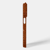 Westerne bruine Boheemse kunst Case-Mate iPhone Case (Achterkant / Rechts)