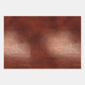 Westerne bruine tan bohemian kunst inpakpapier vel (Voorkant 2)