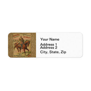 Westerne Buffalo Bill Wild West Etiket