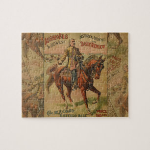 Westerne Buffalo Bill Wild West Legpuzzel