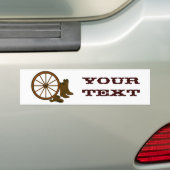Westerne Bumpersticker (Op auto)
