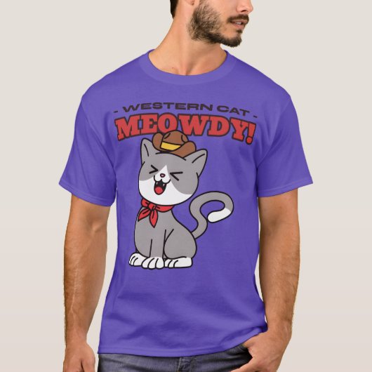 Westerne Cat T-shirt (Voorkant)