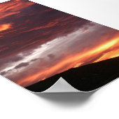 Westerne Colorado Sunset Poster (Hoek)