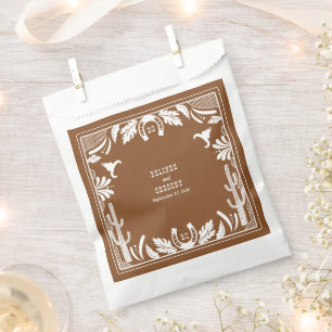 Westerne Country Cowboy Rustic Wedding Bedankzakje