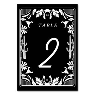 Westerne Country Cowboy Rustic Wedding Kaart