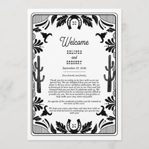 Westerne Country Cowboy Wedding Route Programma