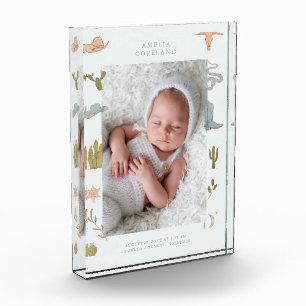 Westerne Cowboy Baby Verticale foto Keepsake