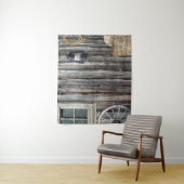 Westerne Cowboy Barn Tapestry Wandkleed (In situ)