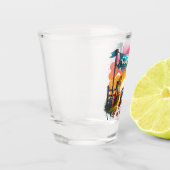 Westerne Cowboy BBQ Cookoff Custom Shot Glas (Links)